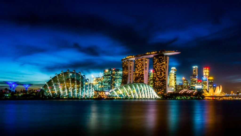 View of Marina Bay Sands Singapore